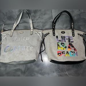 Juicy Couture Multicolor Tote Lot Of 2